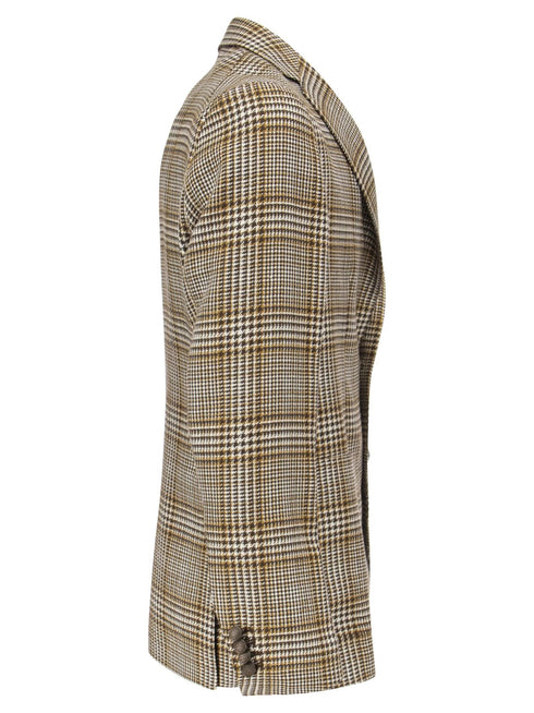 Giacca Uomo monopetto fantasia Beige bianco TAGLIATORE- Francavilla Moda